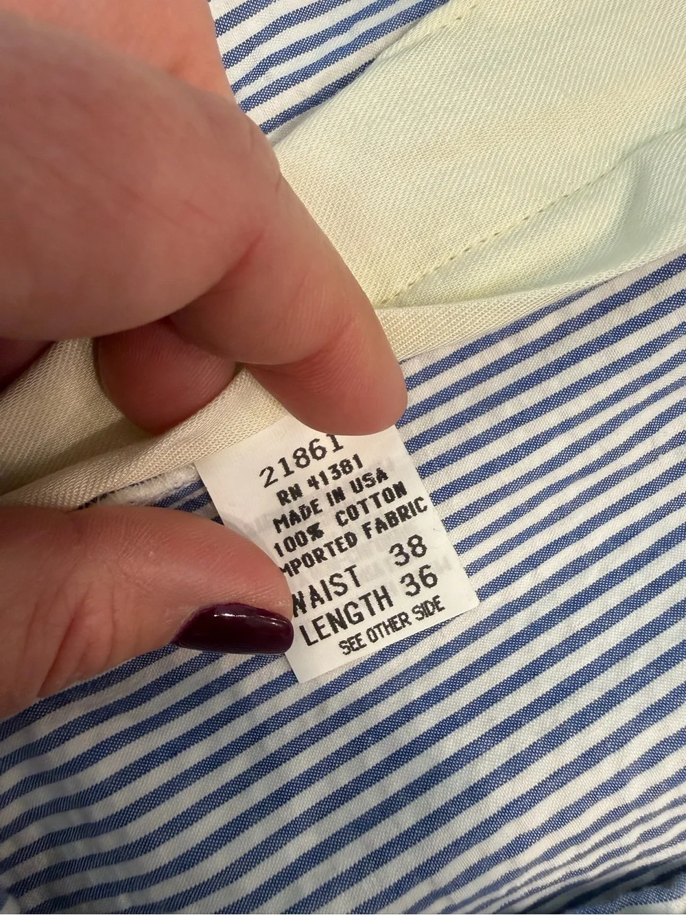 Ralph Lauren lightweight striped